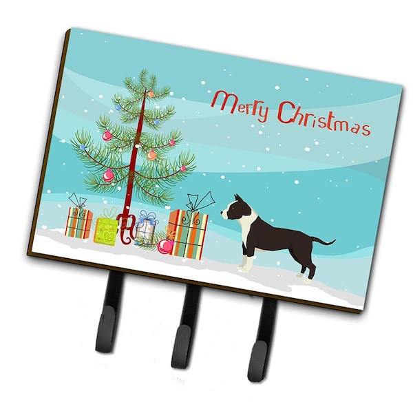 Carolines Treasures American Staffordshire Terrier Christmas Tree Leash or Key Holder CK3515TH68 - main